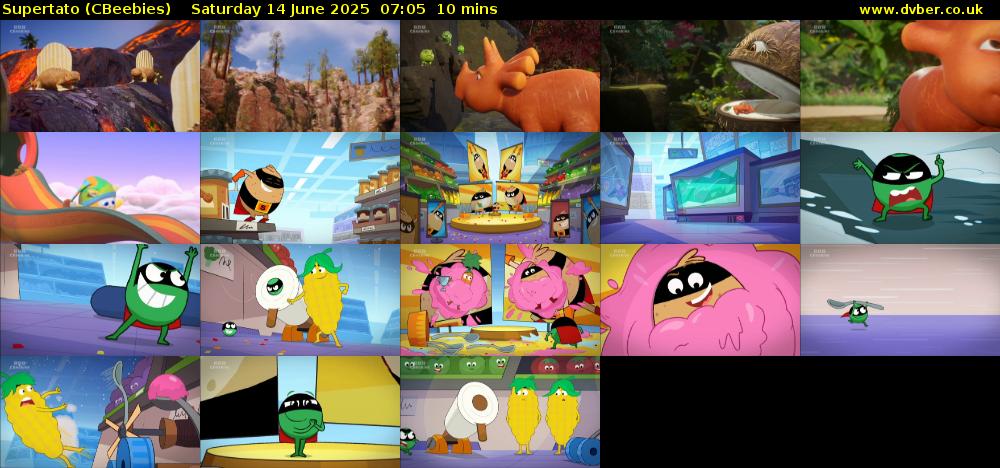 Supertato (CBeebies) Saturday 14 June 2025 07:05 - 07:15