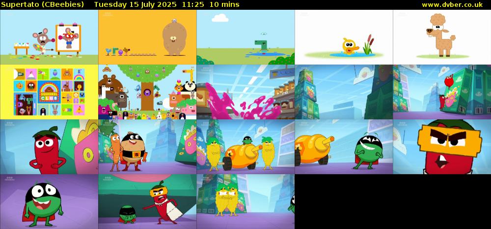 Supertato (CBeebies) Tuesday 15 July 2025 11:25 - 11:35