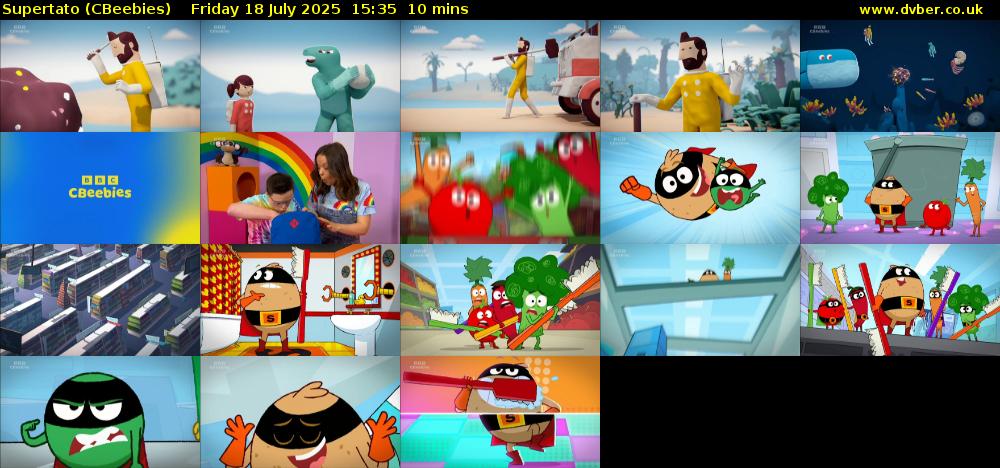 Supertato (CBeebies) Friday 18 July 2025 15:35 - 15:45