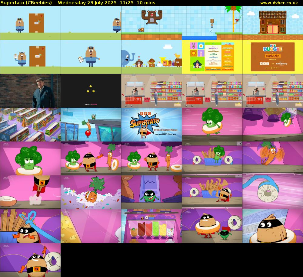 Supertato (CBeebies) Wednesday 23 July 2025 11:25 - 11:35