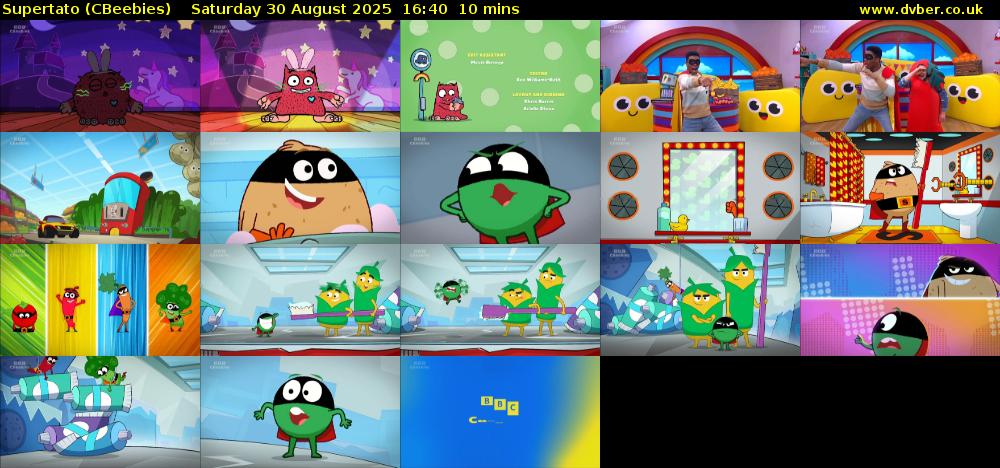 Supertato (CBeebies) Saturday 30 August 2025 16:40 - 16:50