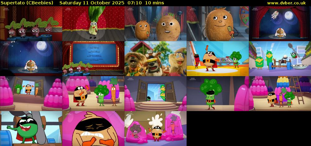 Supertato (CBeebies) Saturday 11 October 2025 07:10 - 07:20