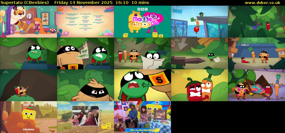 Supertato (CBeebies) Friday 14 November 2025 16:10 - 16:20