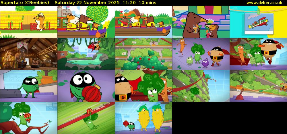 Supertato (CBeebies) Saturday 22 November 2025 11:20 - 11:30
