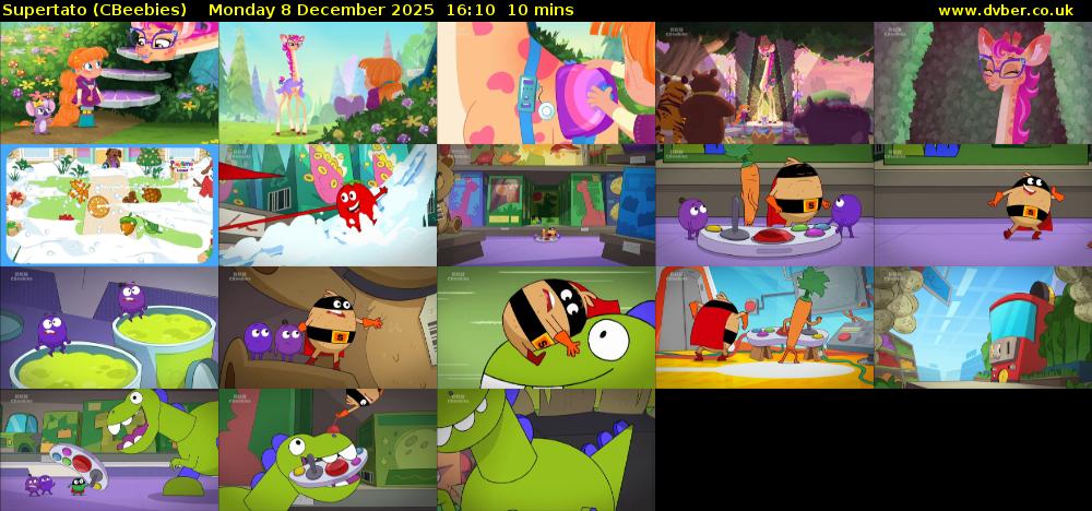 Supertato (CBeebies) Monday 8 December 2025 16:10 - 16:20