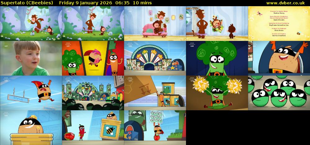 Supertato (CBeebies) Friday 9 January 2026 06:35 - 06:45