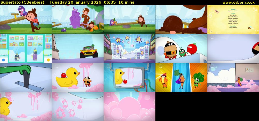 Supertato (CBeebies) Tuesday 20 January 2026 06:35 - 06:45
