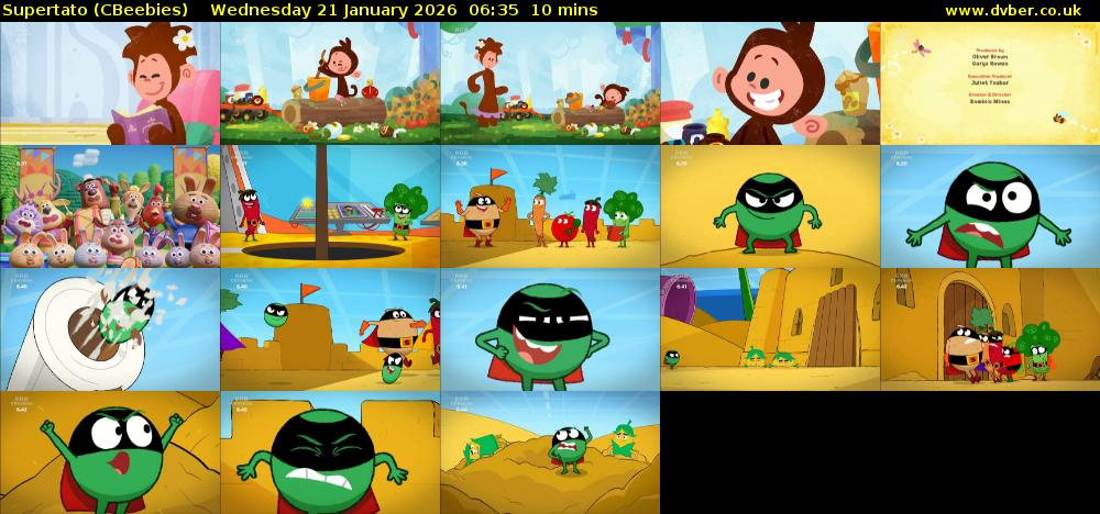 Supertato (CBeebies) Wednesday 21 January 2026 06:35 - 06:45