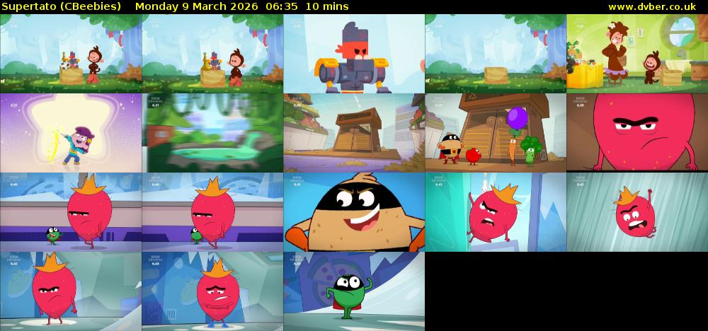 Supertato (CBeebies) Monday 9 March 2026 06:35 - 06:45