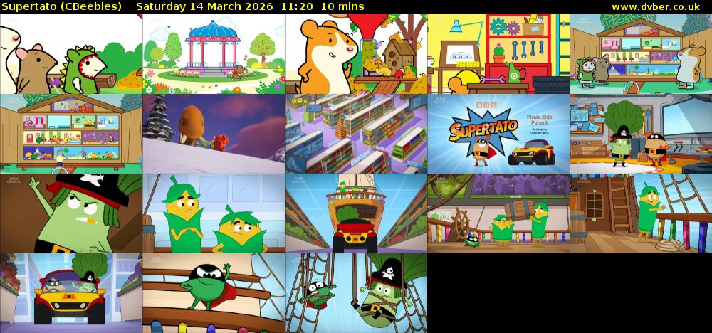 Supertato (CBeebies) Saturday 14 March 2026 11:20 - 11:30