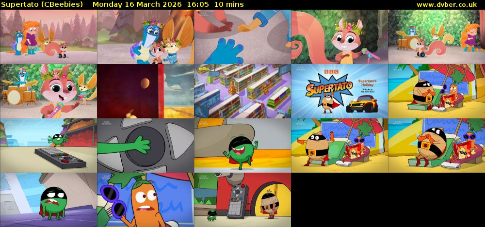 Supertato (CBeebies) Monday 16 March 2026 16:05 - 16:15