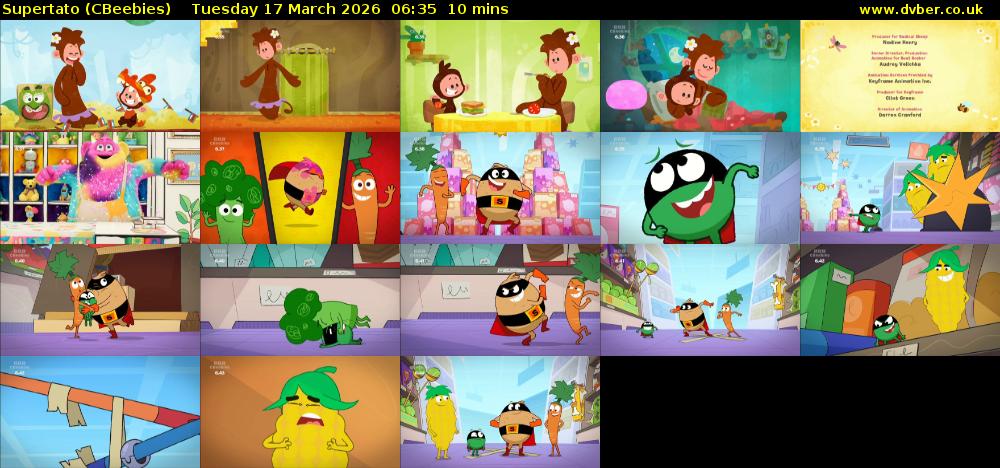 Supertato (CBeebies) Tuesday 17 March 2026 06:35 - 06:45