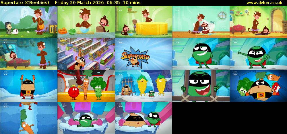 Supertato (CBeebies) Friday 20 March 2026 06:35 - 06:45