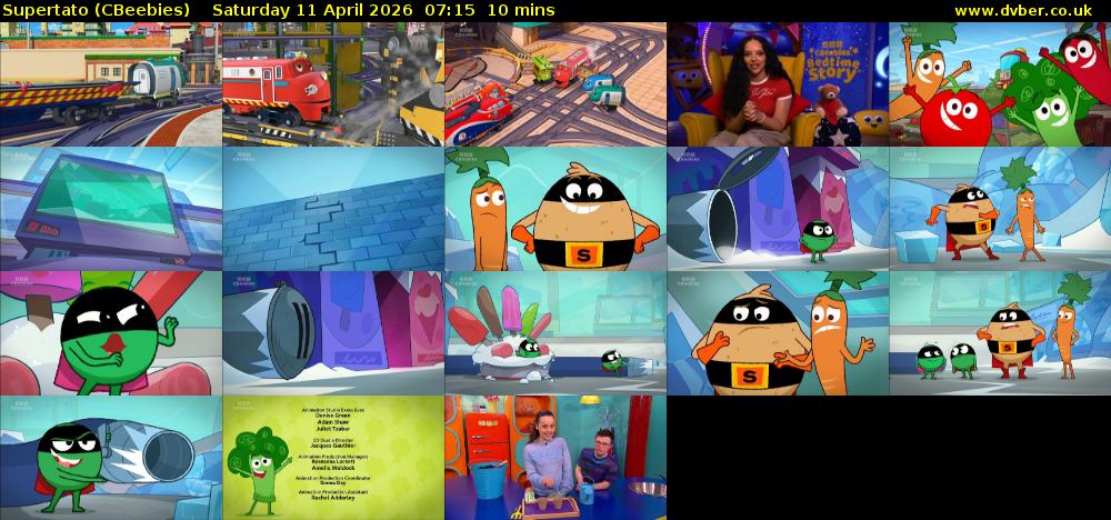 Supertato (CBeebies) Saturday 11 April 2026 07:15 - 07:25