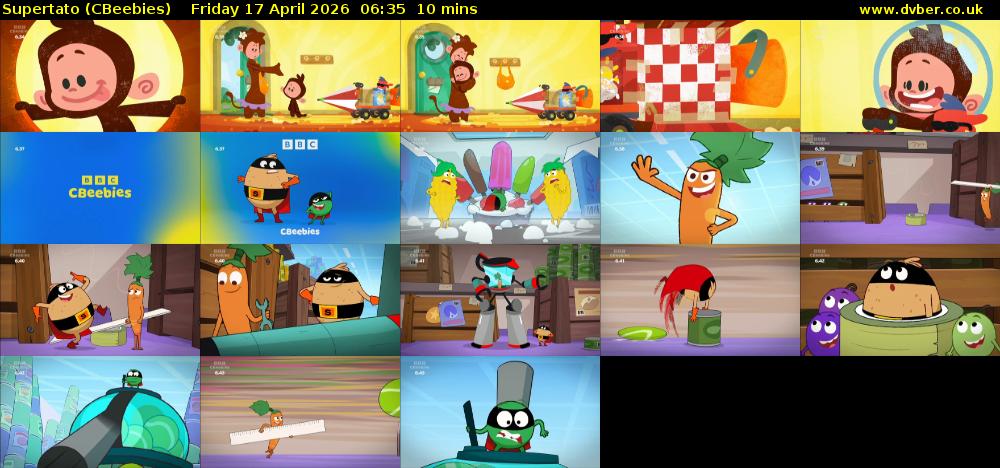Supertato (CBeebies) Friday 17 April 2026 06:35 - 06:45