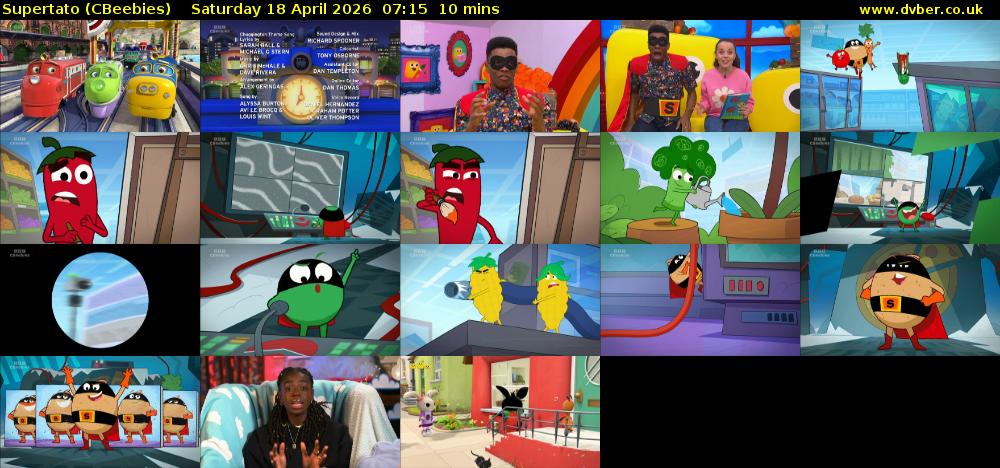 Supertato (CBeebies) Saturday 18 April 2026 07:15 - 07:25