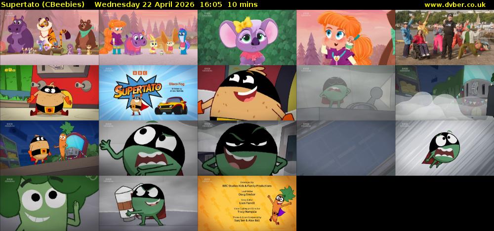 Supertato (CBeebies) Wednesday 22 April 2026 16:05 - 16:15
