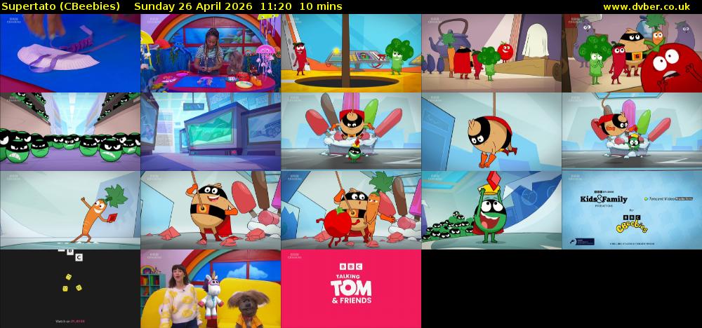Supertato (CBeebies) Sunday 26 April 2026 11:20 - 11:30