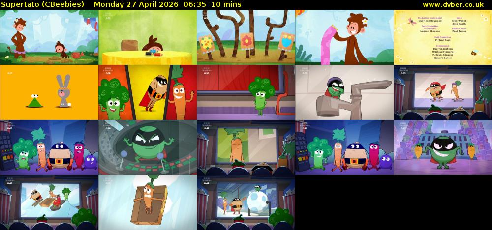 Supertato (CBeebies) Monday 27 April 2026 06:35 - 06:45