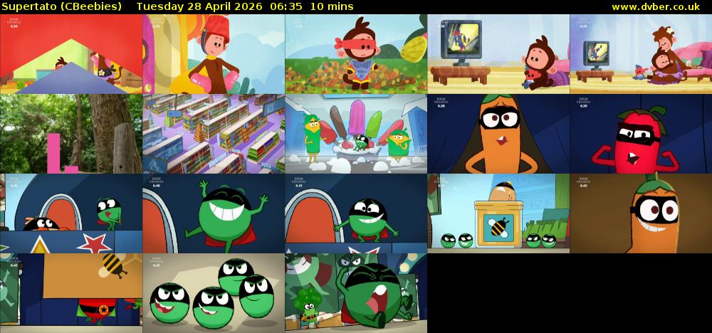 Supertato (CBeebies) Tuesday 28 April 2026 06:35 - 06:45