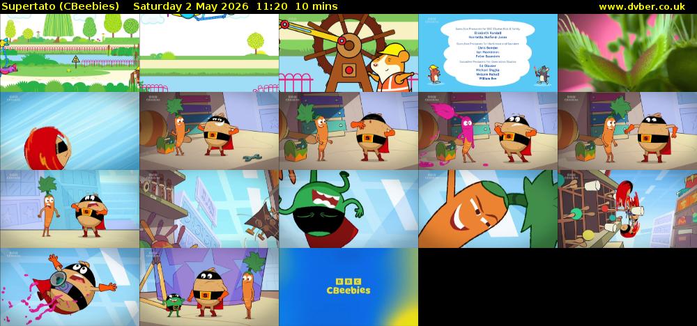 Supertato (CBeebies) Saturday 2 May 2026 11:20 - 11:30