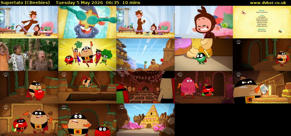 Supertato (CBeebies) Tuesday 5 May 2026 06:35 - 06:45