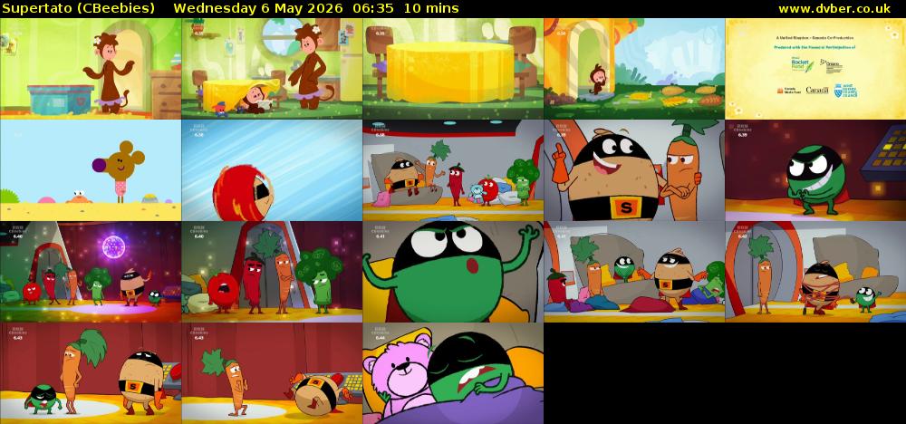 Supertato (CBeebies) Wednesday 6 May 2026 06:35 - 06:45