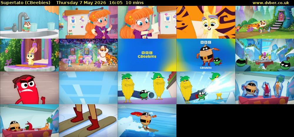 Supertato (CBeebies) Thursday 7 May 2026 16:05 - 16:15