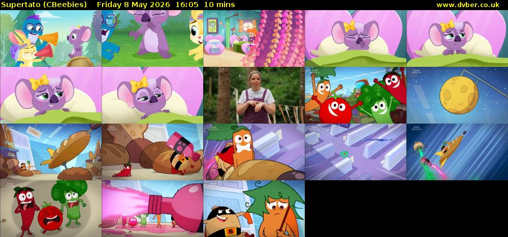 Supertato (CBeebies) Friday 8 May 2026 16:05 - 16:15
