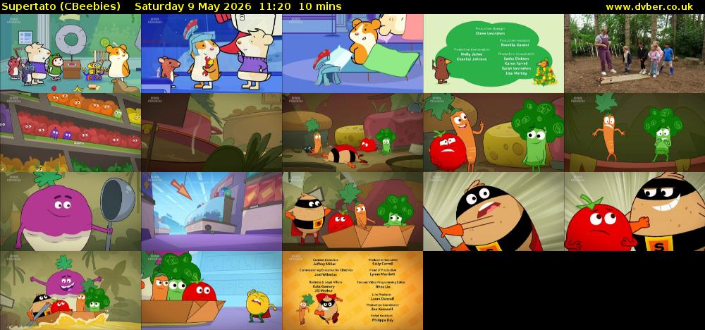 Supertato (CBeebies) Saturday 9 May 2026 11:20 - 11:30