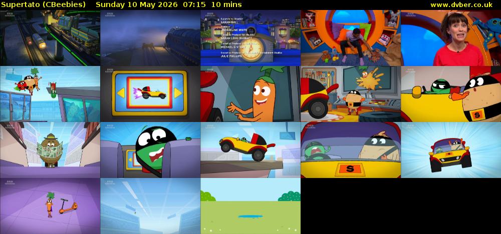 Supertato (CBeebies) Sunday 10 May 2026 07:15 - 07:25