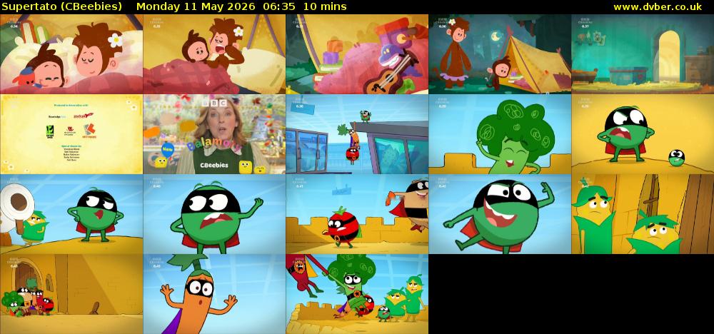 Supertato (CBeebies) Monday 11 May 2026 06:35 - 06:45