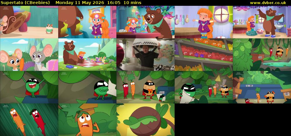 Supertato (CBeebies) Monday 11 May 2026 16:05 - 16:15