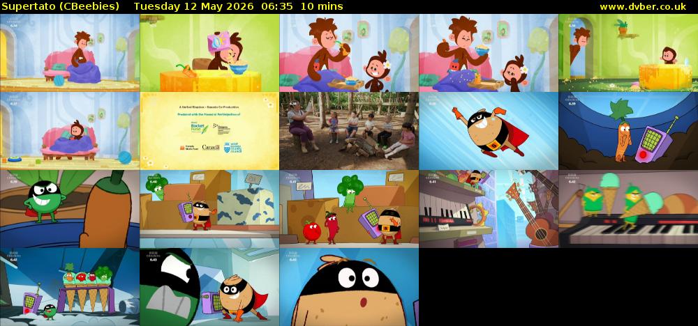 Supertato (CBeebies) Tuesday 12 May 2026 06:35 - 06:45