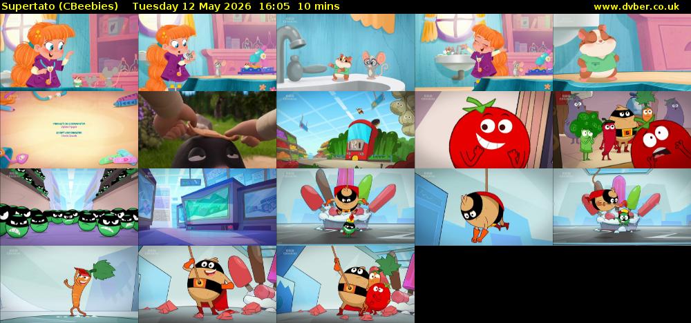 Supertato (CBeebies) Tuesday 12 May 2026 16:05 - 16:15