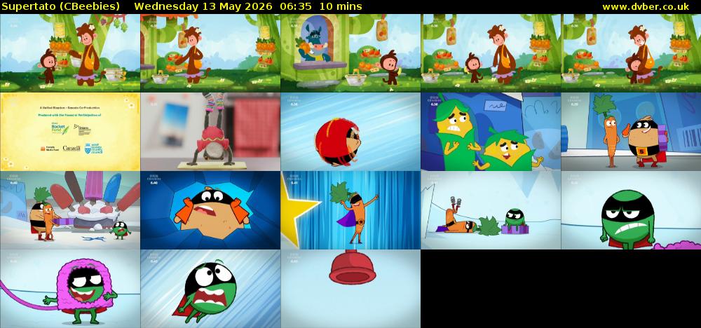 Supertato (CBeebies) Wednesday 13 May 2026 06:35 - 06:45