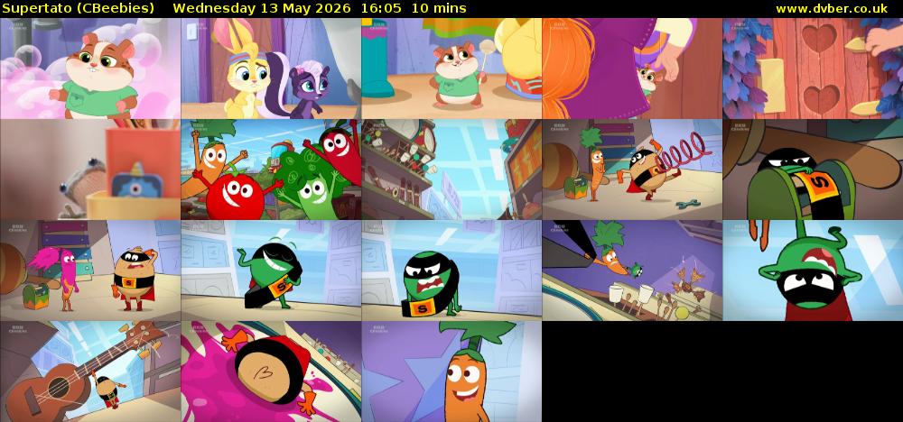 Supertato (CBeebies) Wednesday 13 May 2026 16:05 - 16:15
