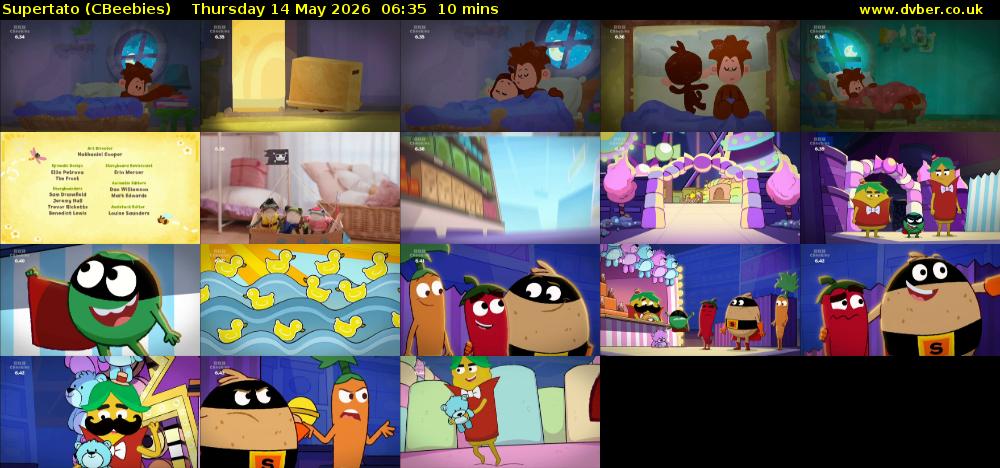 Supertato (CBeebies) Thursday 14 May 2026 06:35 - 06:45