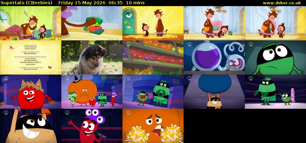 Supertato (CBeebies) Friday 15 May 2026 06:35 - 06:45