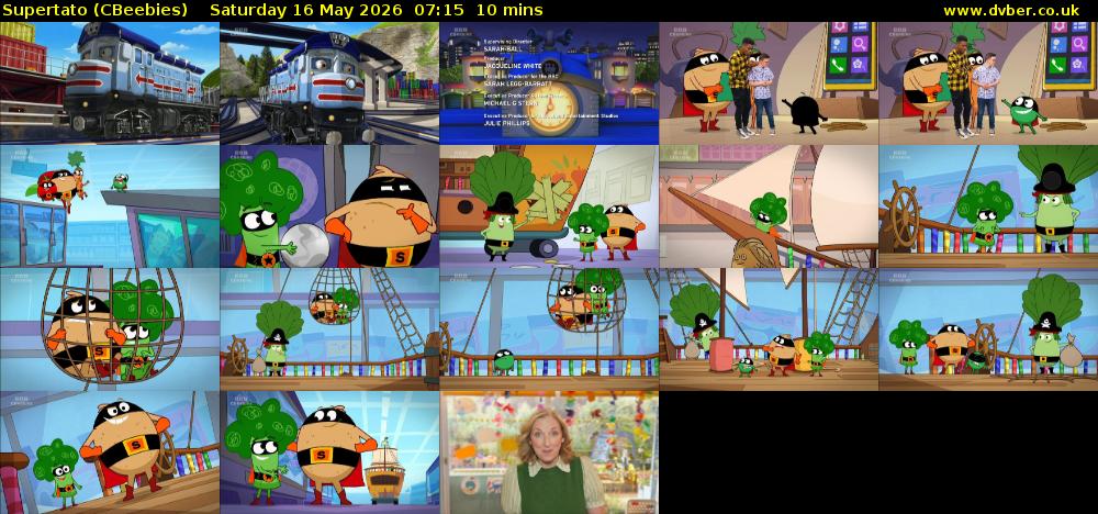 Supertato (CBeebies) Saturday 16 May 2026 07:15 - 07:25