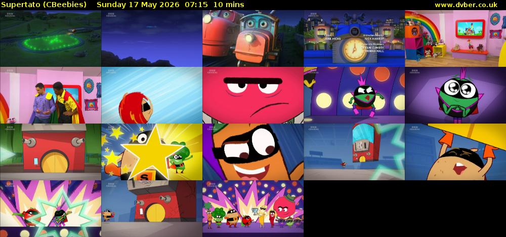 Supertato (CBeebies) Sunday 17 May 2026 07:15 - 07:25