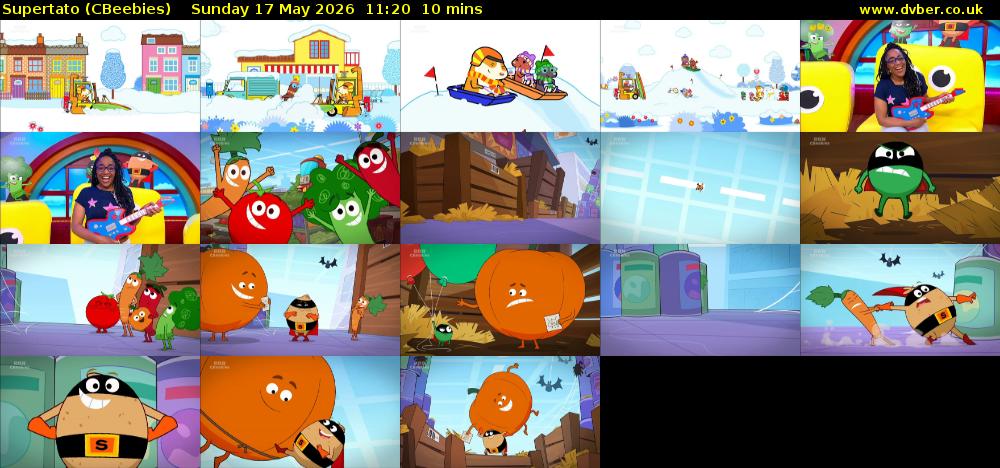 Supertato (CBeebies) Sunday 17 May 2026 11:20 - 11:30