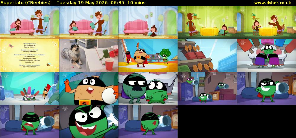 Supertato (CBeebies) Tuesday 19 May 2026 06:35 - 06:45