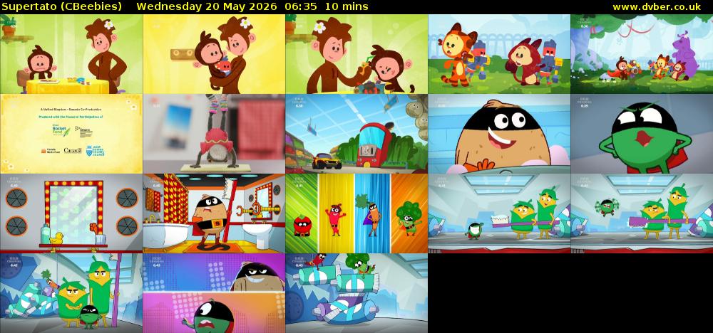 Supertato (CBeebies) Wednesday 20 May 2026 06:35 - 06:45