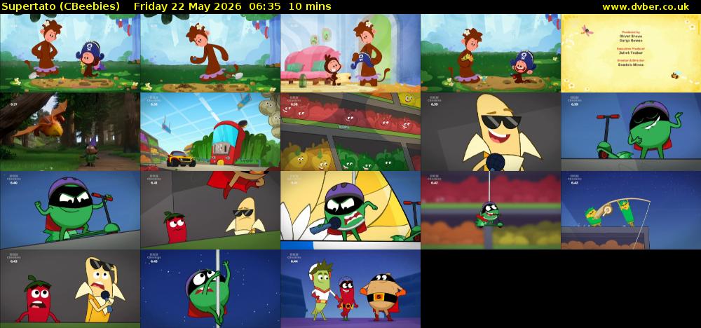 Supertato (CBeebies) Friday 22 May 2026 06:35 - 06:45