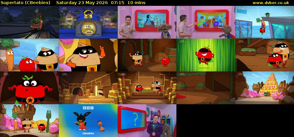 Supertato (CBeebies) Saturday 23 May 2026 07:15 - 07:25