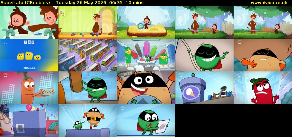 Supertato (CBeebies) Tuesday 26 May 2026 06:35 - 06:45