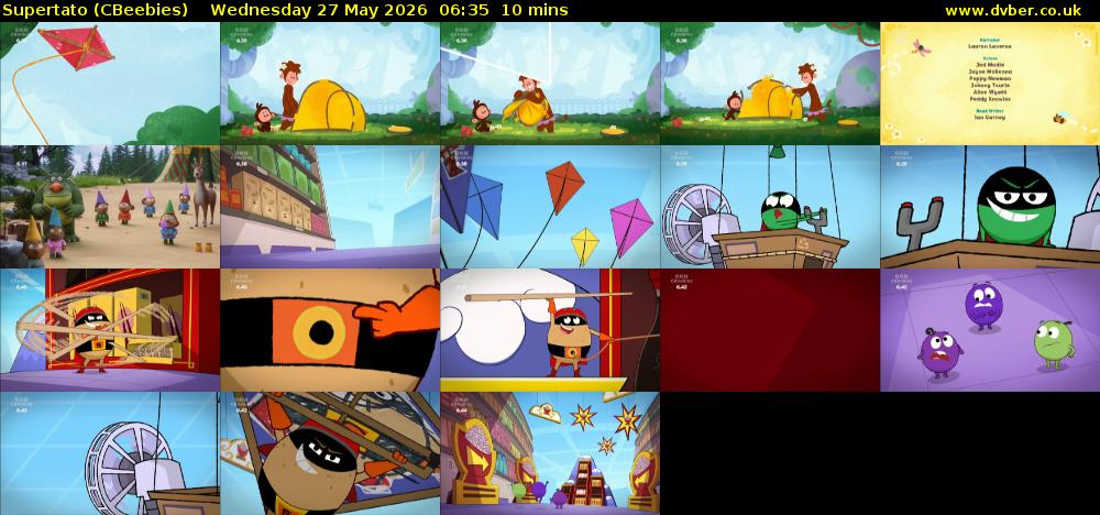 Supertato (CBeebies) Wednesday 27 May 2026 06:35 - 06:45