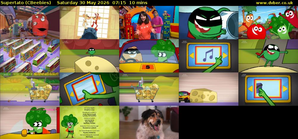 Supertato (CBeebies) Saturday 30 May 2026 07:15 - 07:25