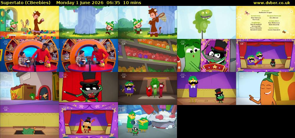 Supertato (CBeebies) Monday 1 June 2026 06:35 - 06:45